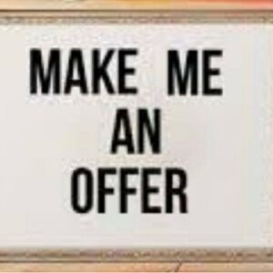 Make Me An Offer Sign